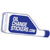 oil change stickers 100